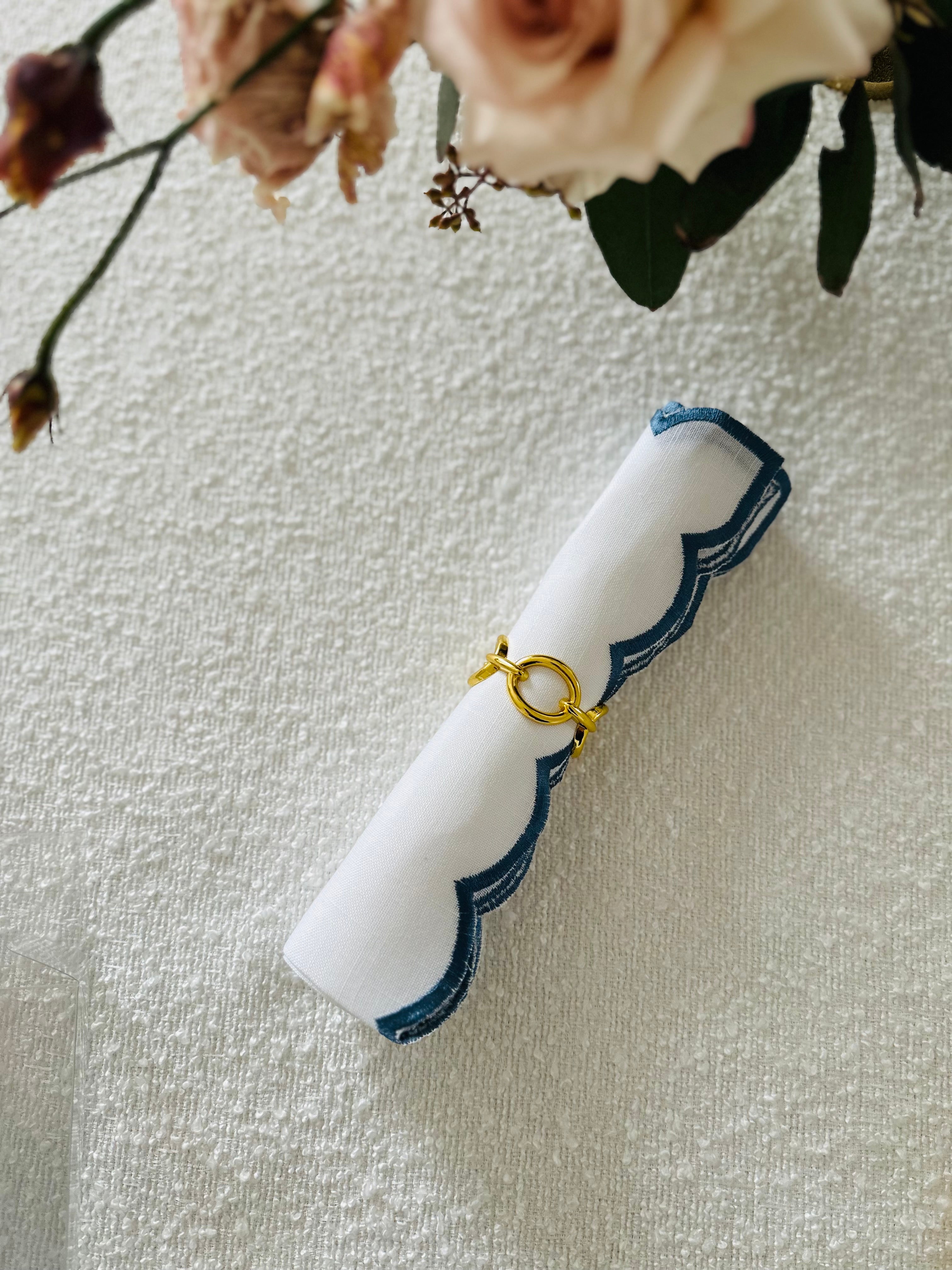 Chain napkin rings (set of 4)