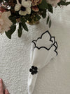 Flower napkin ring pack of 6